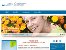 Tablet Screenshot of lakecountrycare.com